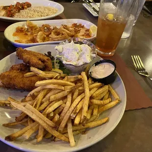 Panko Haddock dinner