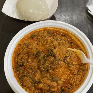 Egusi and Fufu