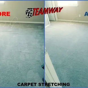 Before and after stretching