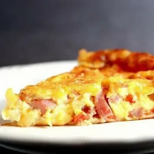 Ham and cheese quiche