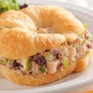 Our Chicken Salad Croissants are often raved about.