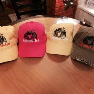We sell hats and t-shirts