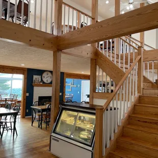 the kitchen and dining area