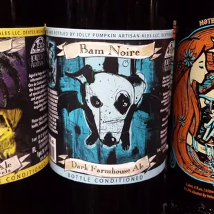 three bottles of beer