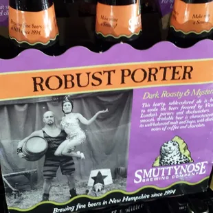 a display of bottles of beer