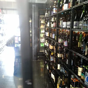 Walk in refigerated section. Import beers of various types. Great wine selection. Also have a cigar humidor.