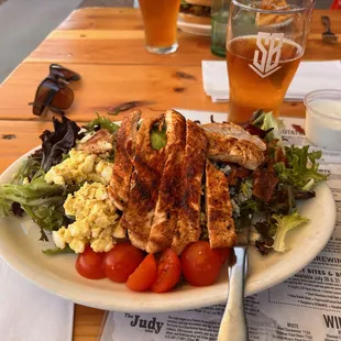 A very good Cobb salad.