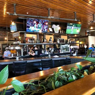 The bar.