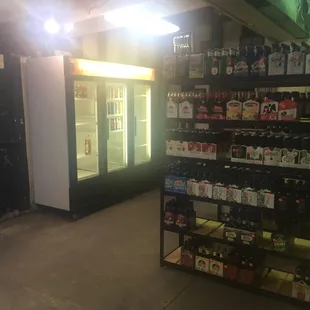 the inside of a store