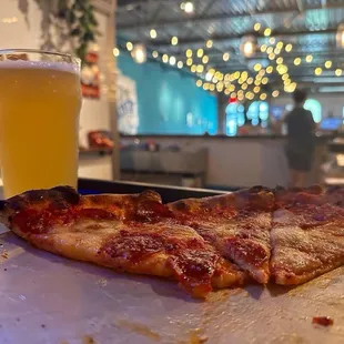 Pepperoni, hot honey.