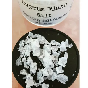 One of our most beautiful Imported Salts; Cyprus Flake is prized for it's shape and texture, adding the perfect touch to every dish.