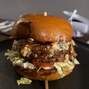 Bacon &amp; Bleu Cheese Burger