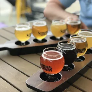 Beer flights!