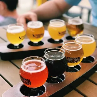 Beer flights!