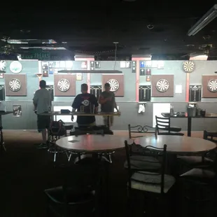 12 dart boards in this place