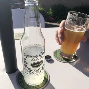 Really tasty lemon soda! And new IPA
