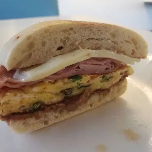 Breakfast Torta.... amazing!!!