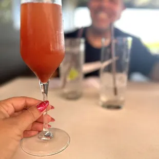 Strawberry mimosa