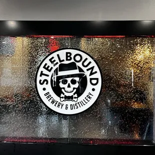 Cool Water Wall with Logo