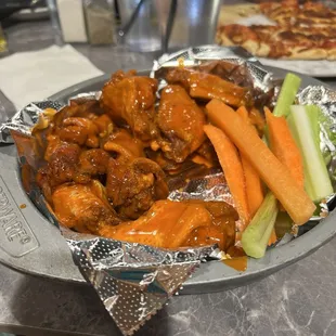 Extra crispy chicken wings - fantastic!