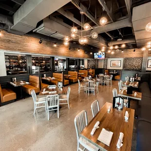 the interior of a restaurant