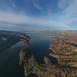 Drone shoot of the lake
