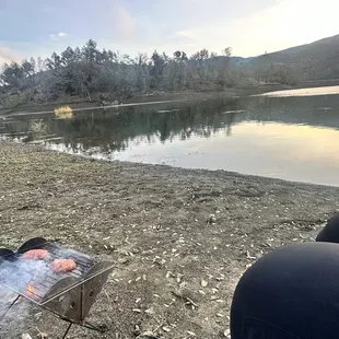 Dinner next to the water