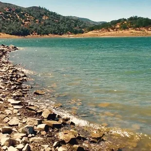 Rocky beach so wear WATER SHOES if going swimming!