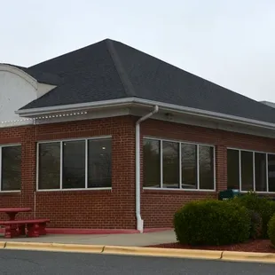 the outside of the building