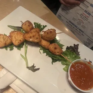 Mozzarella stick balls