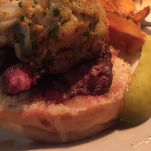 Steak and Cake Sandwich