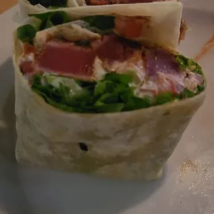 Ahi Seared Tuna Wrap