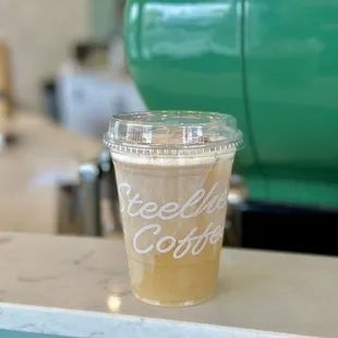 Cold Brew w/peanut butter cold foam- perfect