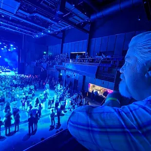 a crowd of people at a concert