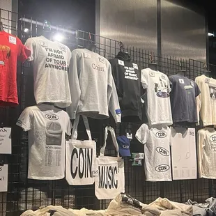 merch area