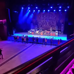 a stage set for a show