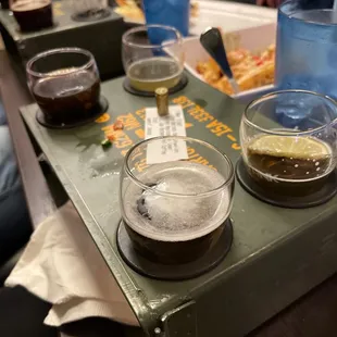 Hanging with friends eating amazing food and drinking all the beer!