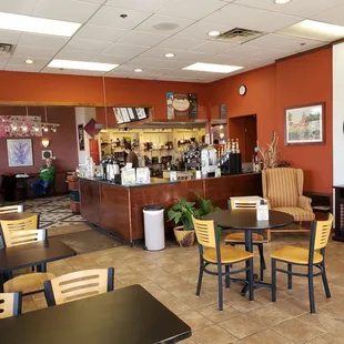 the interior of a restaurant