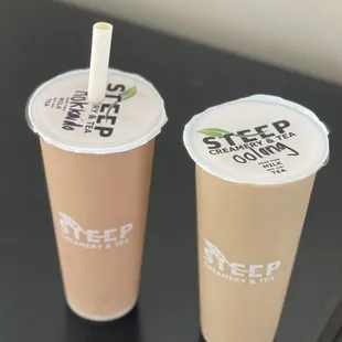 Hokkaido Milk Tea &amp; Smoked Oolong Milk Tea