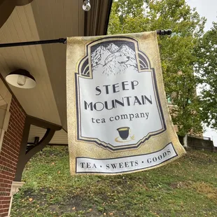 Front of place, there is an upstairs and outside seating on nicer days