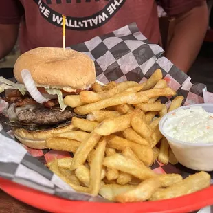 Mushroom Swiss burger on special