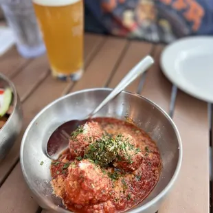 Meatballs in Marinara