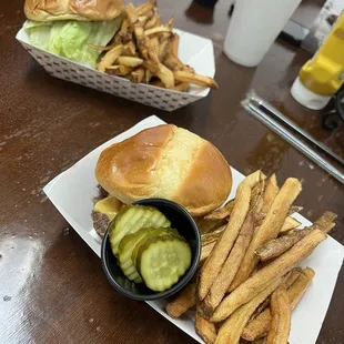 Double cheeseburgers