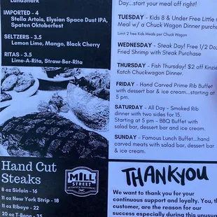 Friday- Buffet Prime Rib