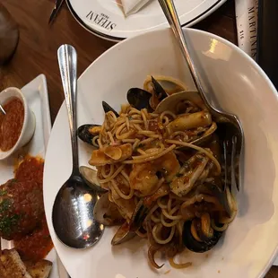 Fruit del Spaghetti Frutti Di Mare