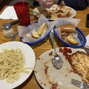 Chicken Parmigiana and Veal Parmigiana