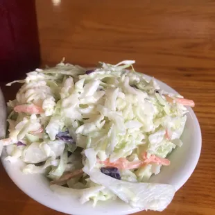 Fresh coleslaw