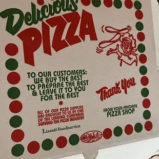 menu, pizza