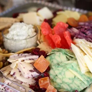 Catering: international cheese platter