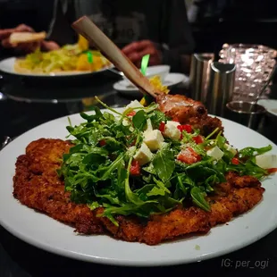 a plate of food on a table